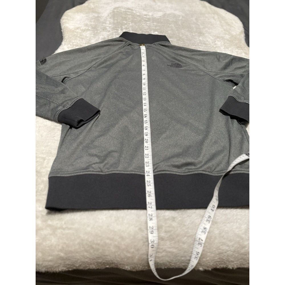 The North Face Tech Mens Gray‎ Zip Up Jacket Size Large Logo - Picture 6 of 8